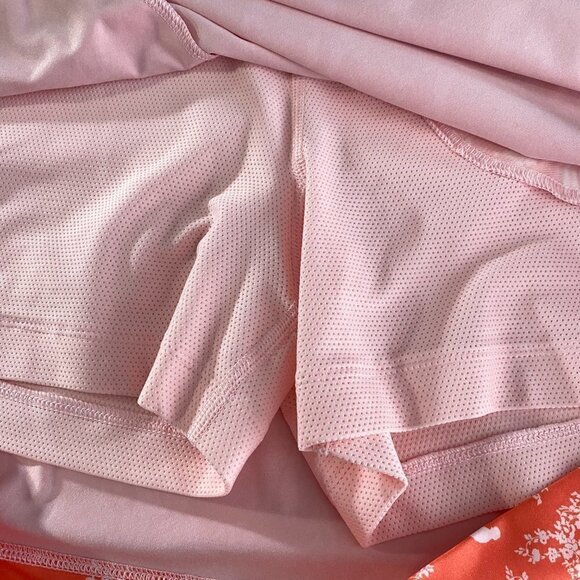 Nike Golf‎ Fit Dry Skort Skirt Golf Player Print Orange Athletic Women's Large - Picture 8 of 14